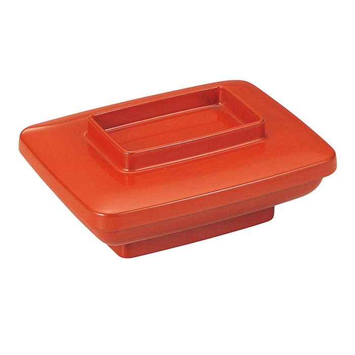 福井クラフト 和うなぎ平　蓋親セット 柿朱内朱 45151560 1個（ご注文単位1個）【直送品】