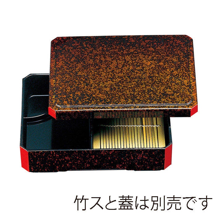 福井クラフト 隅切天そばセイロ　本体 津軽塗内黒 46190662 1個（ご注文単位1個）【直送品】