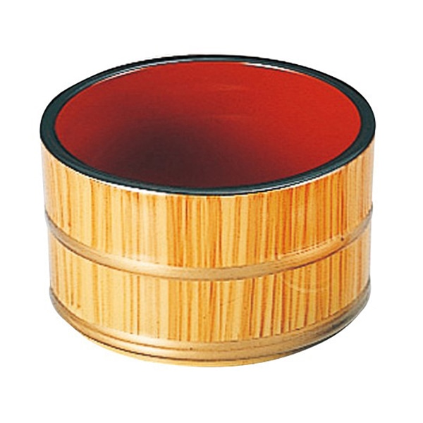 福井クラフト 3.3寸 桶型つゆ入 白木 46191270 1個(ご注文単位1個)【直送品】