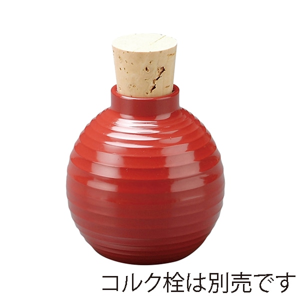 福井クラフト 1人用ロクロ目つゆ入 朱 48011090 1個(ご注文単位1個)【直送品】