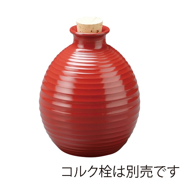 福井クラフト 5人用ロクロ目つゆ入 朱 48011110 1個(ご注文単位1個)【直送品】