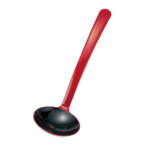 福井クラフト ABS樹脂　しゃもじ　大 朱内黒塗 48140830 1個（ご注文単位1個）【直送品】