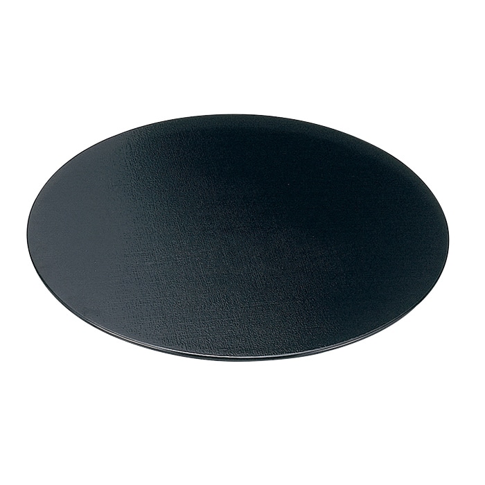 福井クラフト 敷マット　尺1　丸布目マット 黒裏乾漆塗 50300810 1枚（ご注文単位1枚）【直送品】