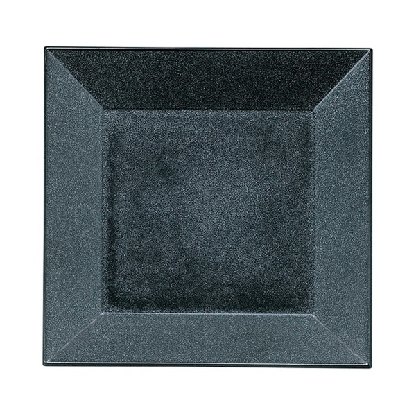 福井クラフト 前菜盛皿 尺1角四方前菜盆 グレー乾漆 50308410 1個(ご注文単位1個)【直送品】