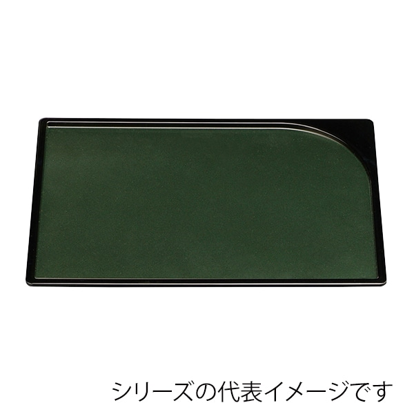 福井クラフト 長角トレー 尺2 袖型盆 グリ-ンパール毘沙門天塗SL 50409870 1枚(ご注文単位1枚)【直送品】