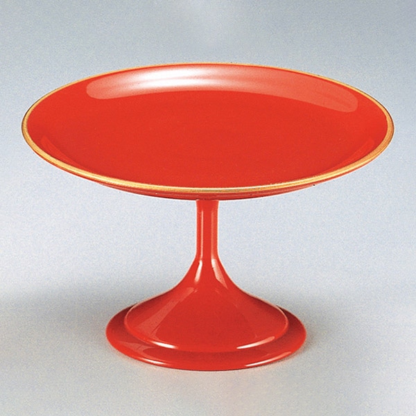 福井クラフト 5.5寸高月盛皿 朱天金 51023070 1個（ご注文単位1個）【直送品】