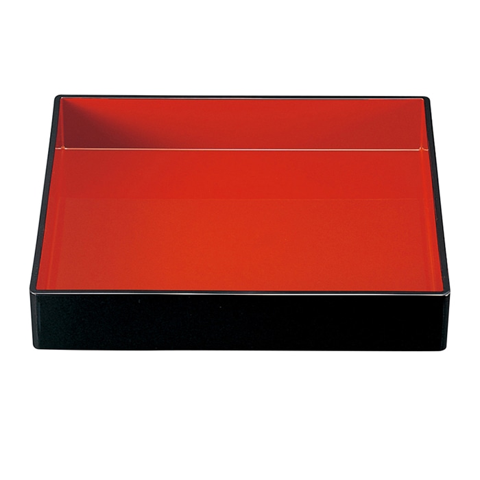 福井クラフト 番重　尺1長角番重 黒内朱 51306630 1個（ご注文単位1個）【直送品】