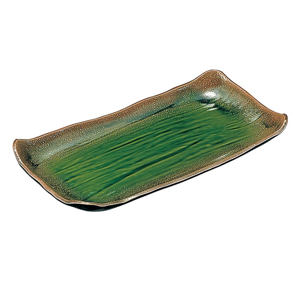 福井クラフト 盛込皿　いなせ大皿 織部 51407090 1個（ご注文単位1個）【直送品】