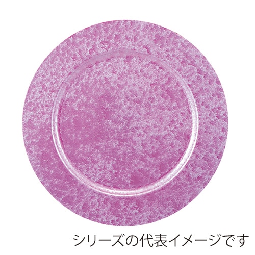 福井クラフト 尺3.5ビックプレート ピンクアクア裏黒 51407570 1個（ご注文単位1個）【直送品】