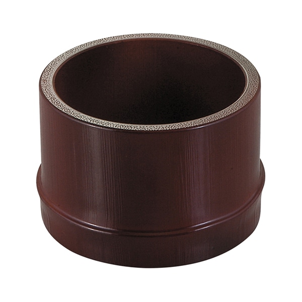 福井クラフト 竹盛器 φ8.0cm越前竹丸鉢 すす竹 54300190 1個(ご注文単位1個)【直送品】