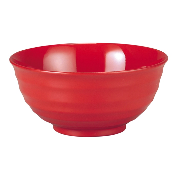 福井クラフト 汁椀 やすらぎロクロ目飯椀 朱乾漆 内朱 55000560 1個(ご注文単位1個)【直送品】