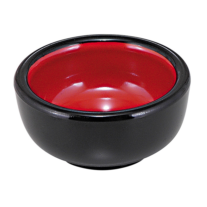 福井クラフト ミニがんこ鉢 黒内朱 55001280 1個(ご注文単位1個)【直送品】