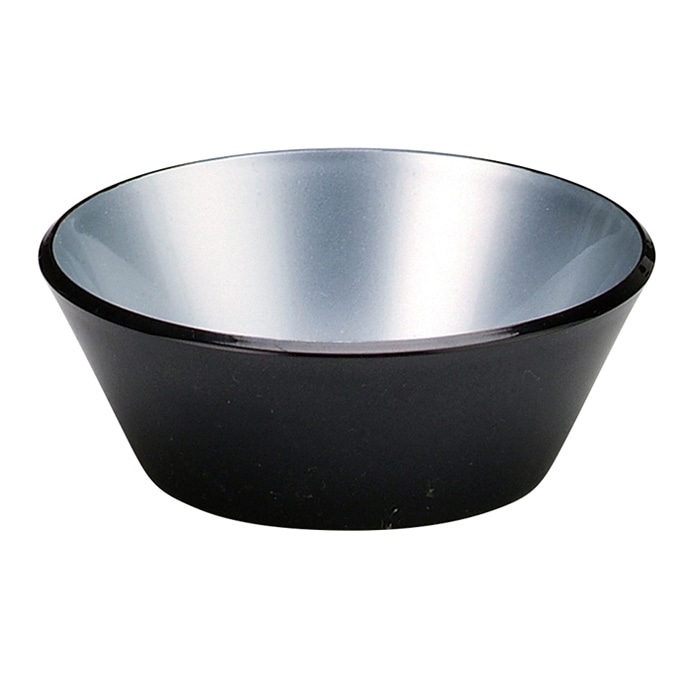 福井クラフト 3.2寸丸小鉢 銀雅天黒 55002782 1個(ご注文単位1個)【直送品】