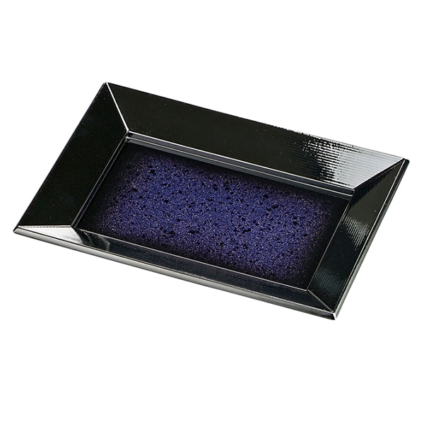 福井クラフト 盛皿　8寸長角千筋四方盛皿 紫銀河 55008080 1個（ご注文単位1個）【直送品】