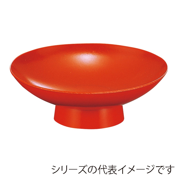 福井クラフト 大盃盛器　尺6寸 朱　DX型 55008590 1個（ご注文単位1個）【直送品】