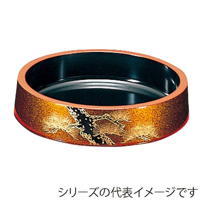 福井クラフト 寿司桶　尺2寸DX富士桶 梨地老松 61021150 1個（ご注文単位1個）【直送品】