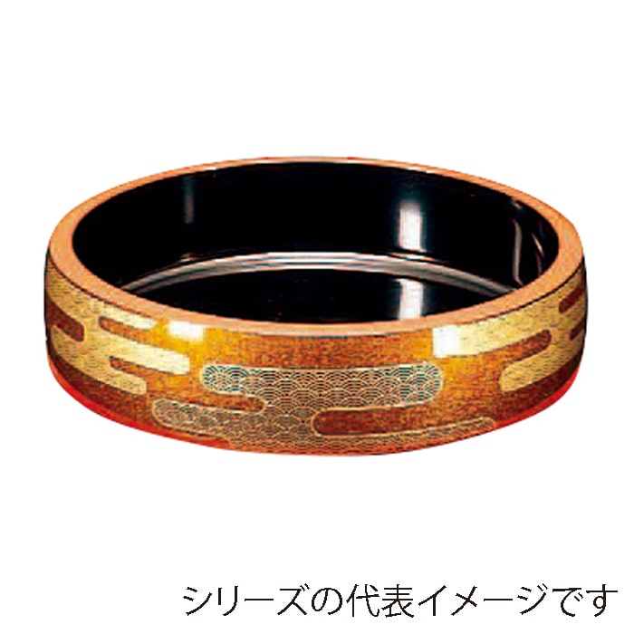 福井クラフト 寿司桶　尺1寸DX太鼓桶 梨地雲波 62020040 1個（ご注文単位1個）【直送品】