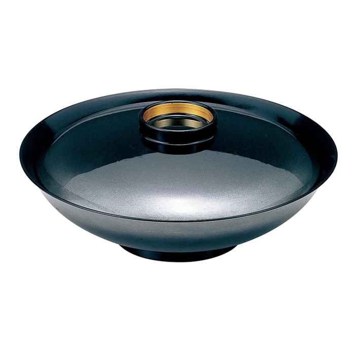 福井クラフト 雑煮椀　8寸　煮物椀　蓋親セット 銀ボカシ　高台内金　内黒 70001090 1個（ご注文単位1個）【直送品】