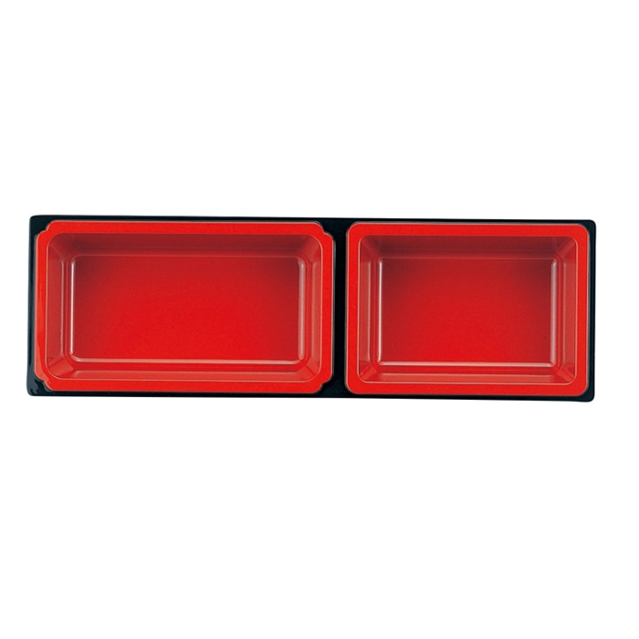 福井クラフト 尺3寸長手用　C仕切 黒内朱 70001590 1個（ご注文単位1個）【直送品】