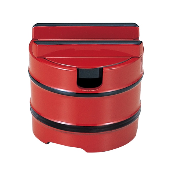 福井クラフト M桶型がり入　小 朱黒ひも 70010080 1個（ご注文単位1個）【直送品】