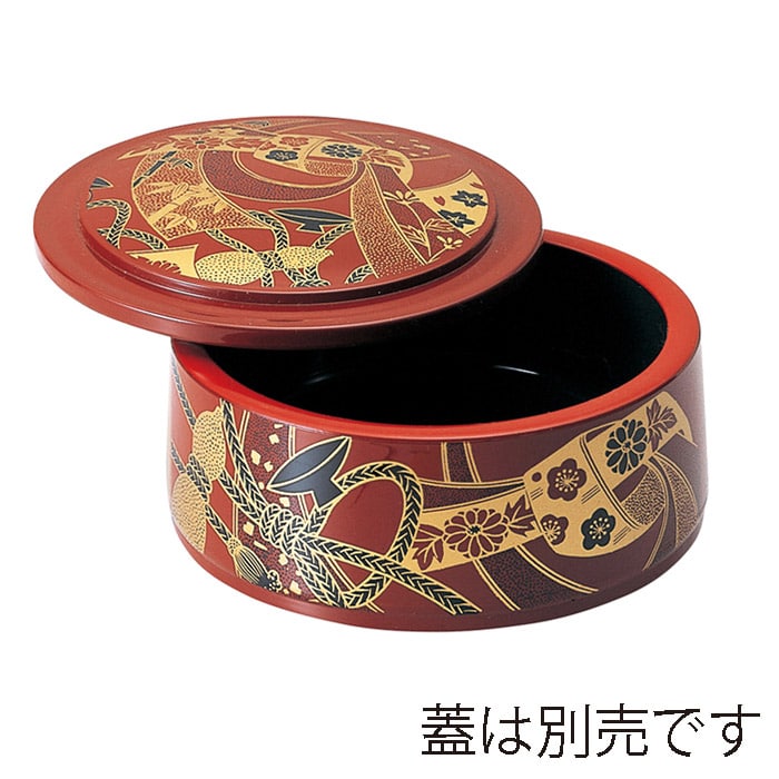 福井クラフト DXちらし桶　親 朱むすび 70014982 1個（ご注文単位1個）【直送品】