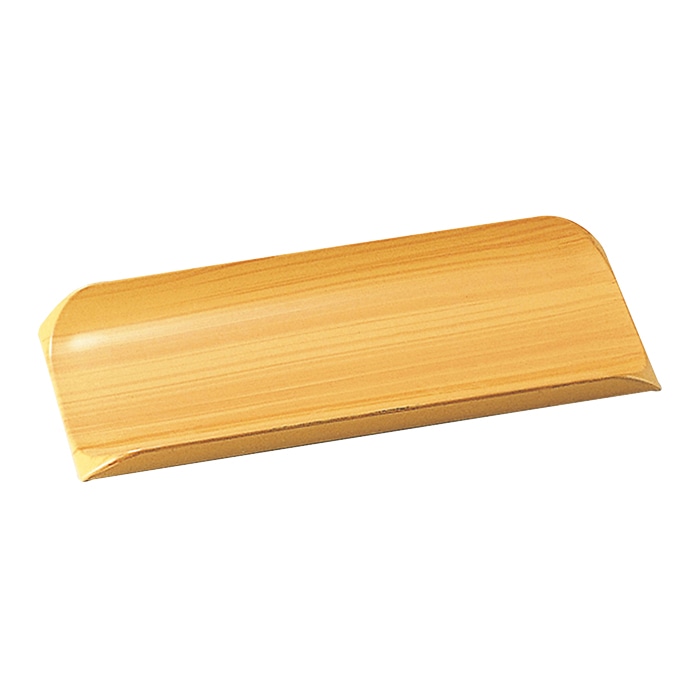 福井クラフト 1～多人数用　まゆ型おしぼり受け　大 白木塗　全面塗 81040050 1個（ご注文単位1個）【直送品】