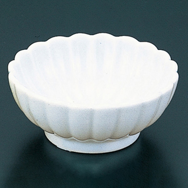 福井クラフト 漆器珍味　φ67菊型珍味　小 白 83160340 1個（ご注文単位1個）【直送品】