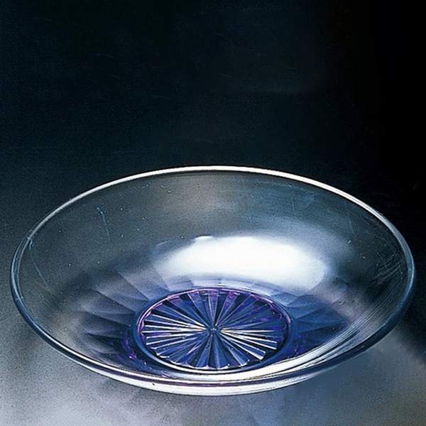 福井クラフト 7.5寸菊カット冷麺鉢 ブルー 85020430 1個（ご注文単位1個）【直送品】