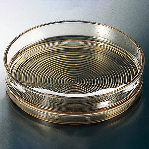 福井クラフト アクリル冷麺鉢　7寸L型　浅 グリーン 85020510 1個（ご注文単位1個）【直送品】