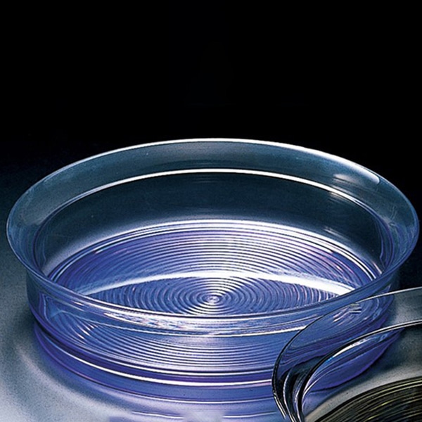 福井クラフト アクリル冷麺鉢　8寸羽反鉢 ブルー 85020730 1個（ご注文単位1個）【直送品】