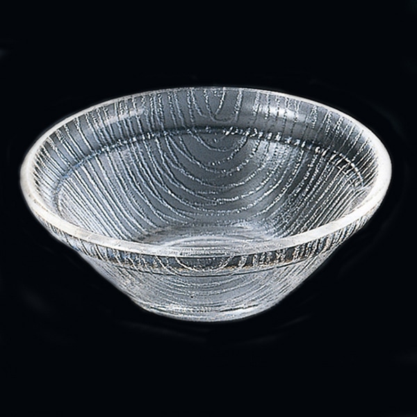 福井クラフト アクリル　サラダボール φ14cm　木目透明 85913010 1個（ご注文単位1個）【直送品】