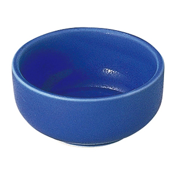 福井クラフト 陶器珍味　丸切立小付 瑠璃釉 89804880 1個（ご注文単位1個）【直送品】