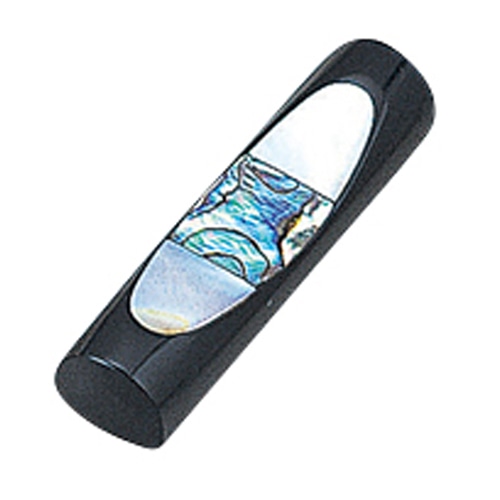 福井クラフト 箸置　まくら型 ブラックシェル 89809210 1個（ご注文単位1個）【直送品】