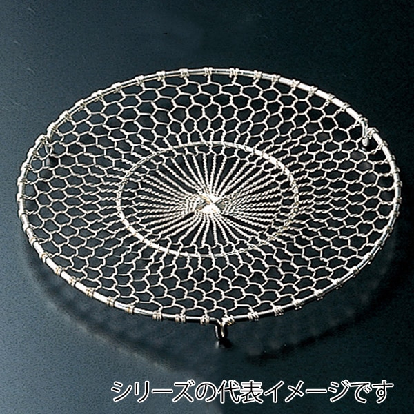 福井クラフト 目皿　14.5cm龍宮あみ目皿 銀 92976230 1個（ご注文単位1個）【直送品】