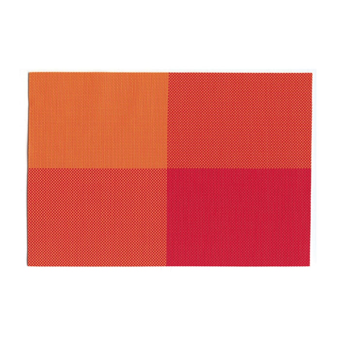 福井クラフト PVCマット 尺4.5 長手ストロング敷マット オレンジ市松 50309470 1枚(ご注文単位1枚)【直送品】