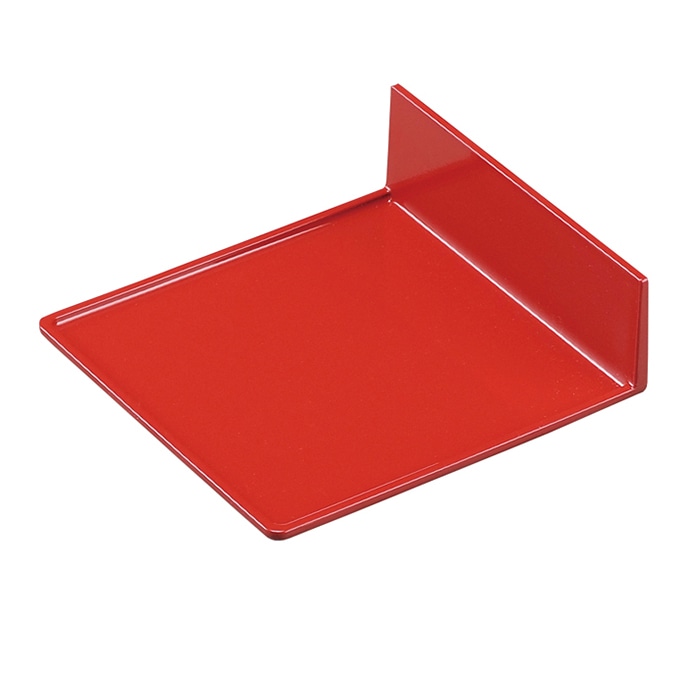 福井クラフト 8.5寸 1/2松花堂L型仕切 12cm 朱塗 21004370 1個(ご注文単位1個)【直送品】