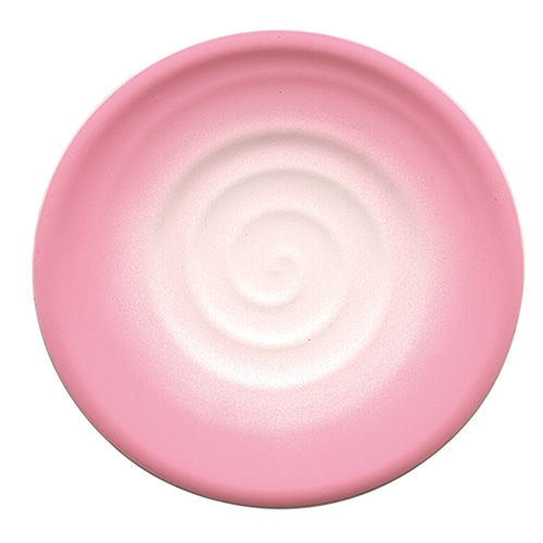 福井クラフト 耐熱φ150寿司皿　渦巻 ピンクぼかしパール 12044530 1個（ご注文単位1個）【直送品】