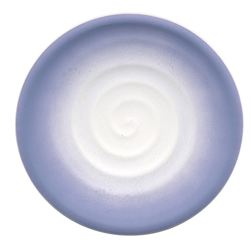 福井クラフト 耐熱φ150寿司皿　渦巻 紫ぼかしパール 12044540 1個（ご注文単位1個）【直送品】