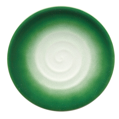 福井クラフト 耐熱φ150寿司皿　渦巻 グリーンぼかしパール 12044550 1個（ご注文単位1個）【直送品】