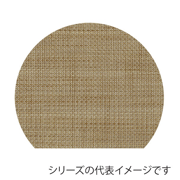 福井クラフト PVCマット　尺2　半月ストロング敷マット ベージュ格子 50310025 1枚（ご注文単位1枚）【直送品】