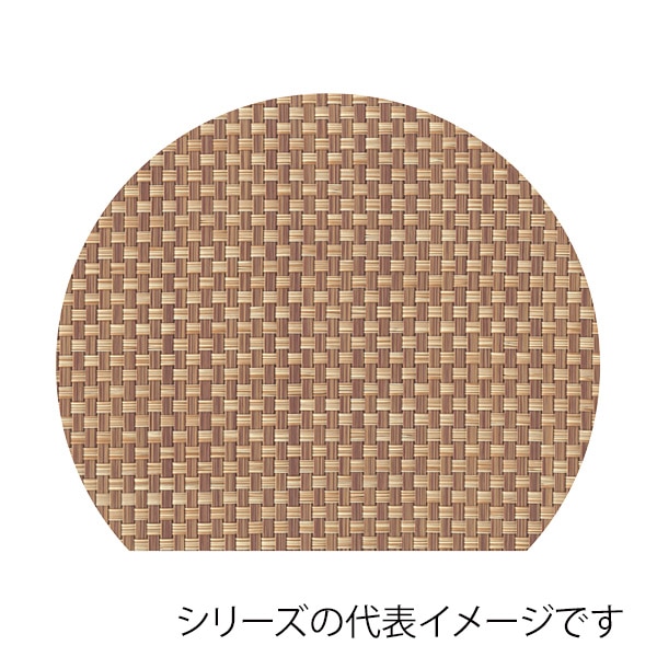 福井クラフト PVCマット　尺3　半月ストロング敷マット 竹格子 50310230 1枚（ご注文単位1枚）【直送品】