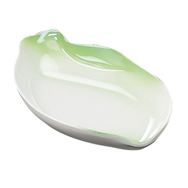 福井クラフト リーフ珍味皿 若草ぼかし 55012200 1個（ご注文単位1個）【直送品】