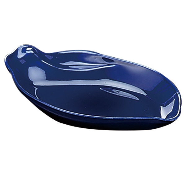 福井クラフト リーフ珍味皿 ルリ 55012250 1個（ご注文単位1個）【直送品】