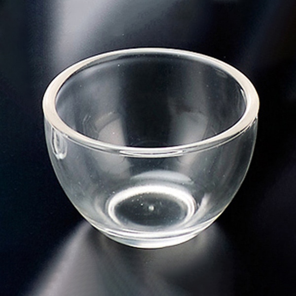 福井クラフト アクリル　丸型珍味　透明 全面クリヤー加工 55012610 1個（ご注文単位1個）【直送品】