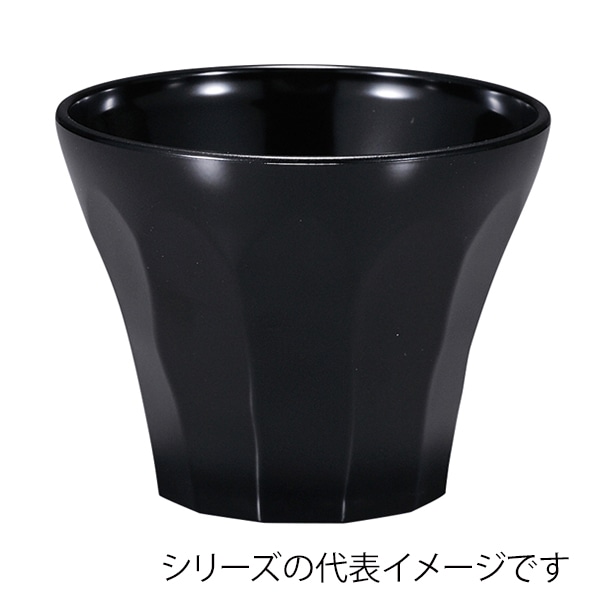 福井クラフト 耐熱小吸椀　荒彫小町カップ　2.8寸　親 親総黒 31005382 1個（ご注文単位1個）【直送品】