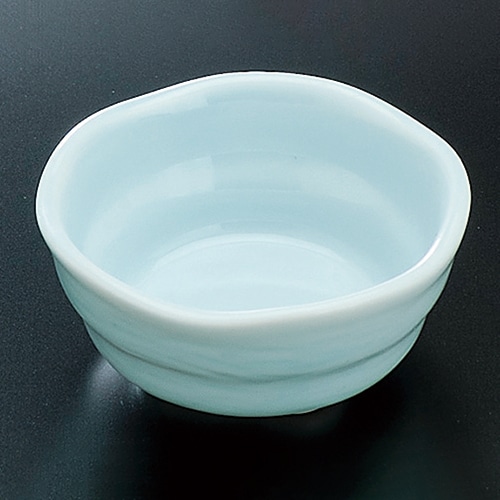 福井クラフト 珍味・小鉢　φ78波縁丸小鉢 青磁 93017760 1個（ご注文単位1個）【直送品】