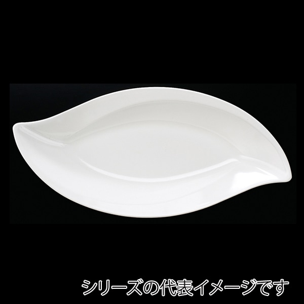 福井クラフト メラミン鉢　51.7cm　大葉盛鉢 ホワイト 51353950 1個（ご注文単位1個）【直送品】