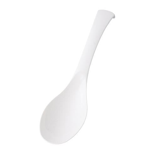 福井クラフト 平型レンゲ アイボリー 82158140 1個（ご注文単位1個）【直送品】