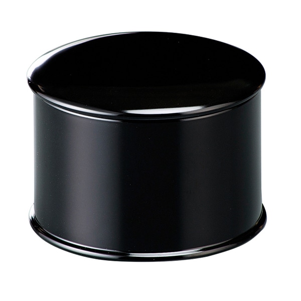 福井クラフト 耐熱飯器　縁高飯器　蓋親セット 黒　2度塗　内黒 39861080 1個（ご注文単位1個）【直送品】