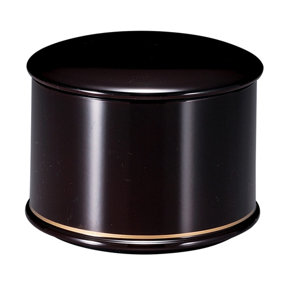 福井クラフト 耐熱飯器　縁高飯器　蓋親セット 黒金ライン　内黒 39861090 1個（ご注文単位1個）【直送品】